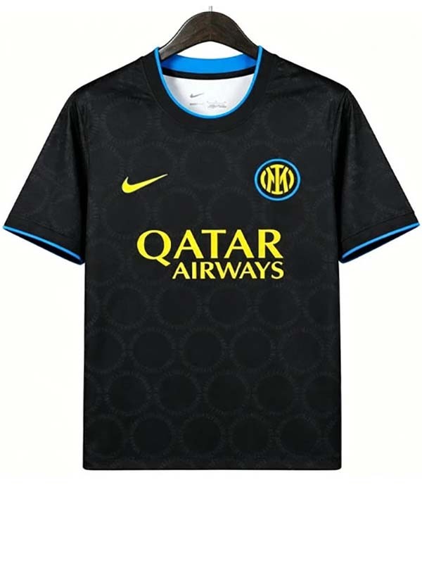 Inter milan pre-match black training jersey 2026-2027